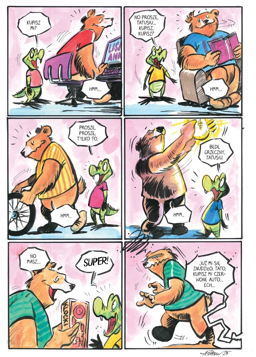 Niedźwiedź i krokodylek