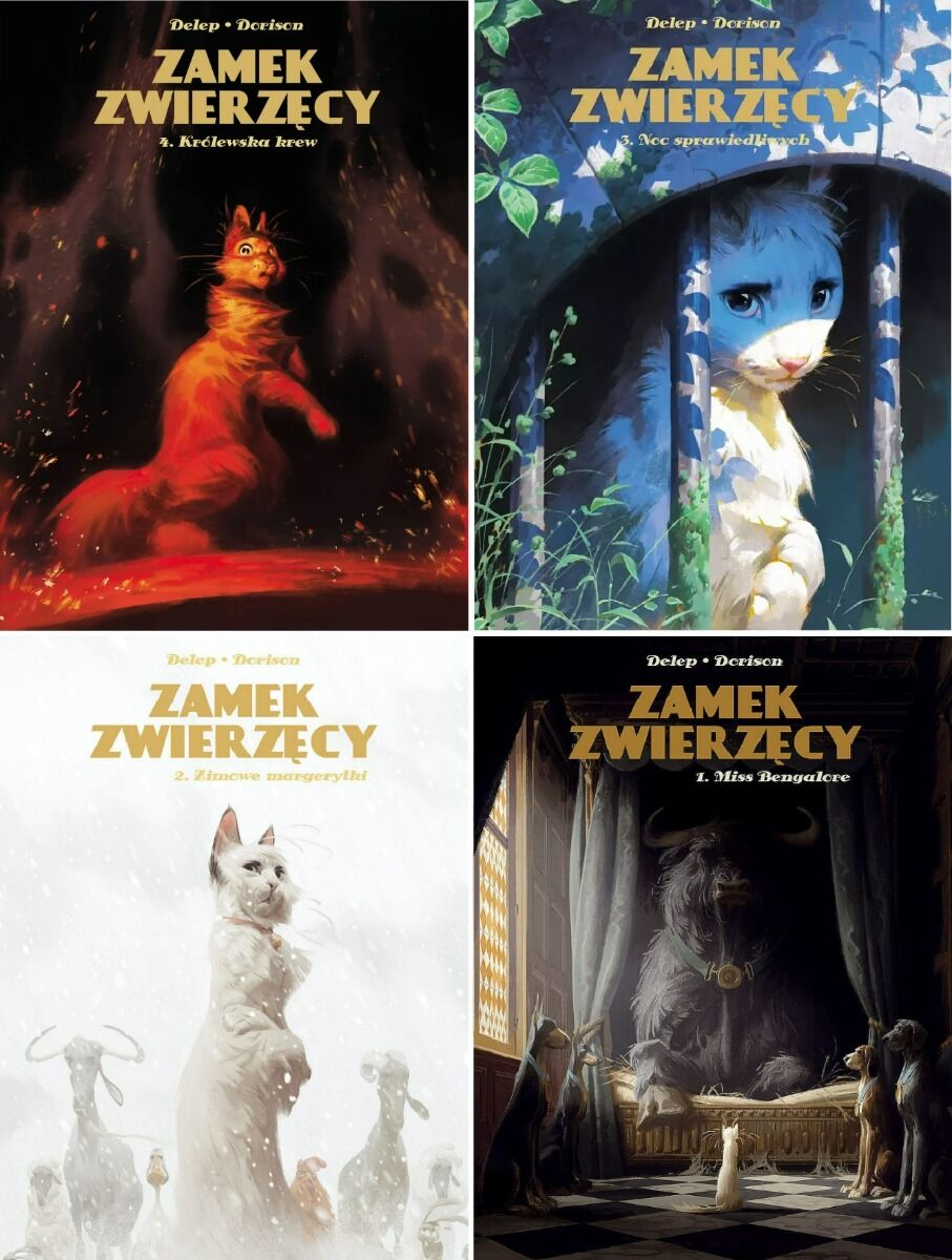 Zamek Zwierzęcy - Pakiet tomów 01-04
