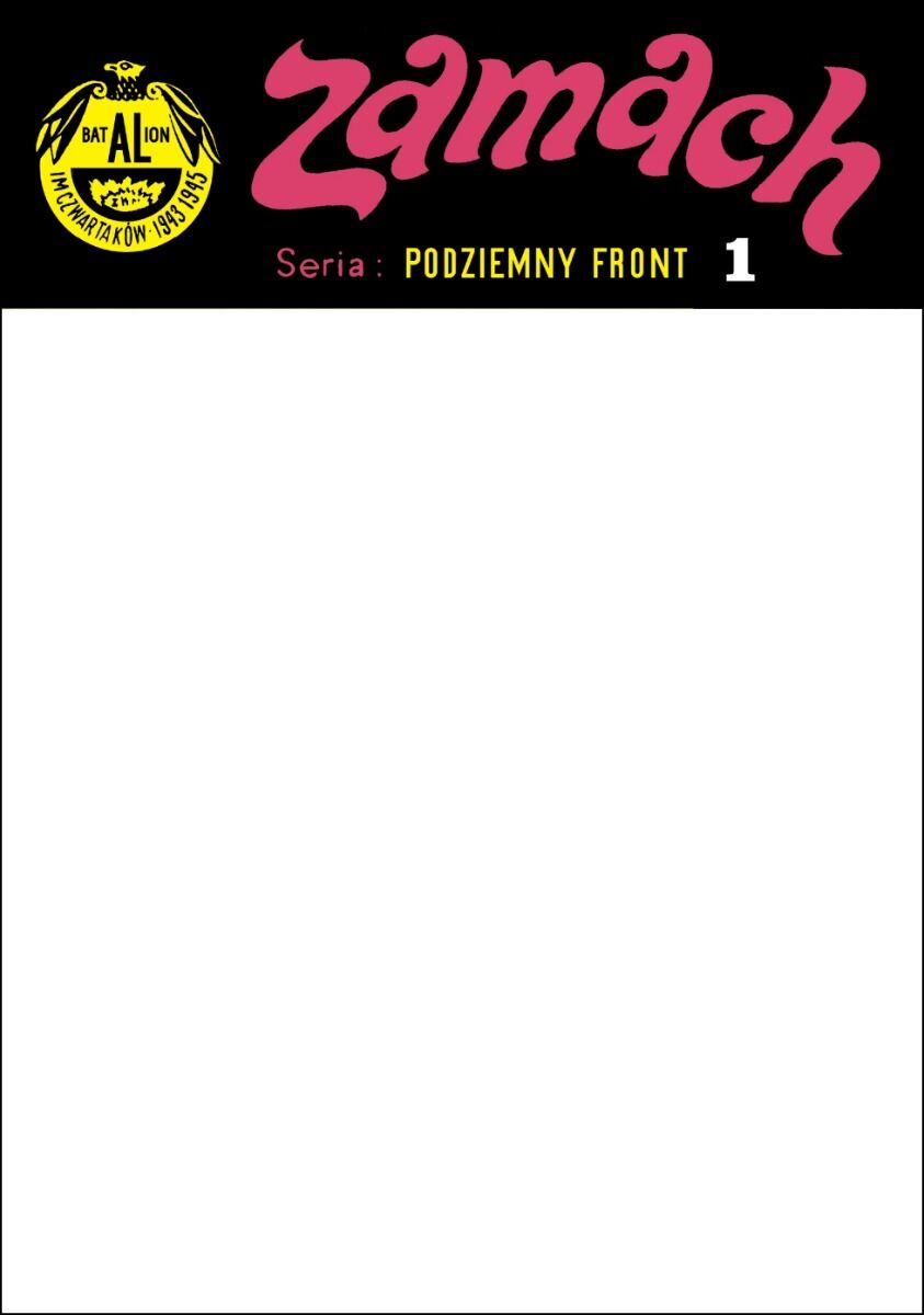 Podziemny front - 01 - Zamach (okładka blank, wyd. 2026)