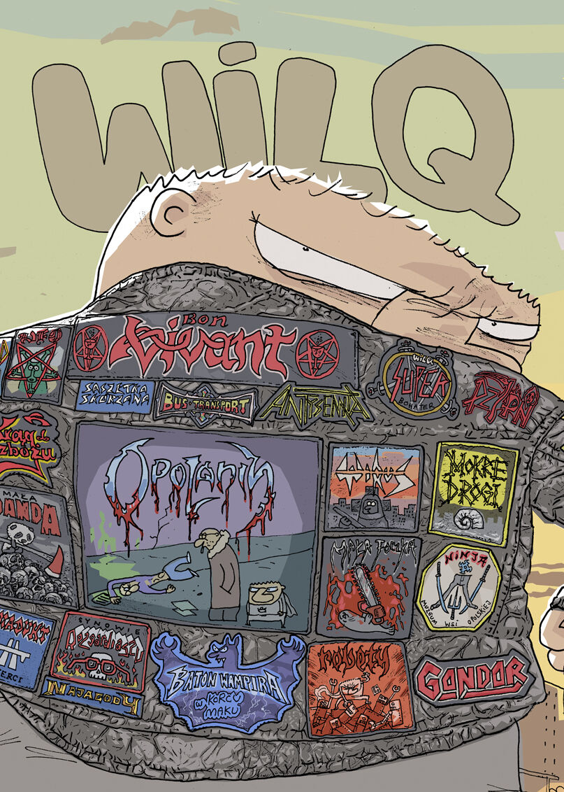 Wilq Superbohater - wydanie zbiorcze, tom 6 - 21-22-23-24 (Album) - zestaw z kompletem naszywek