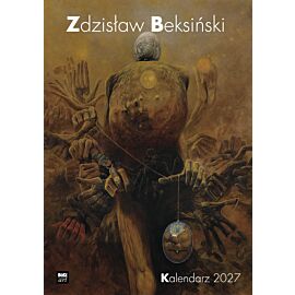 Kalendarz Beksiński 2027 A3 wzór 1