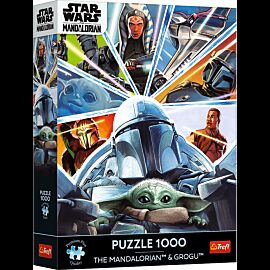 Puzzle 1000 Trefl Premium Plus The Mandalorian Razem na szlaku 12146