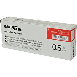 Paczka Wkłady do cienkopisu kulkowego EnerGel czerwone LRN5-BX 12 sztuk