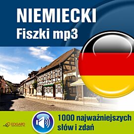 Niemiecki Fiszki mp3 1000 najważniejszych słów i zdań (audiobook MP3)
