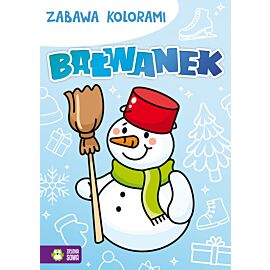 Zabawa kolorami. Bałwanek