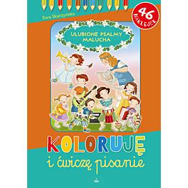 Koloruję i ćwiczę pisanie.