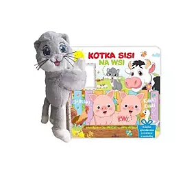 Kotka Sisi na wsi Książka z maskotką