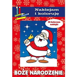 Boże Narodzenie. Naklejam i koloruję