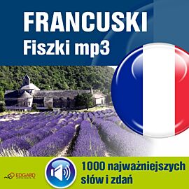Francuski Fiszki mp3 1000 najważniejszych słów i zdań (audiobook MP3)