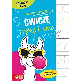 Jestem spoko. Szlaczki z kalką. Ćwiczenia grafomotoryczne