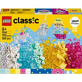 LEGO Classic Magiczny zestaw z przezroczystymi klockami 11040