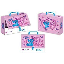 Teczka z rączką walizeczka Stitch pink