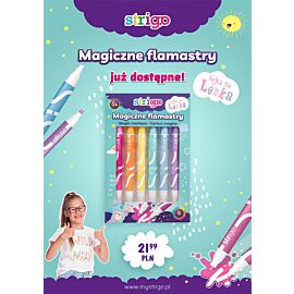 Flamastry strigo by hejka tu lenka 6 kolorów