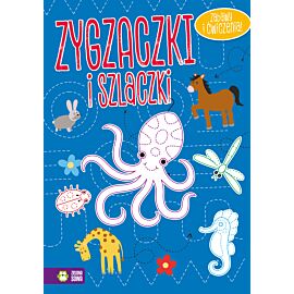 Zygzaczki i szlaczki (niebieskie)