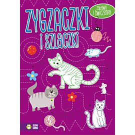 Zygzaczki i szlaczki (fioletowe)