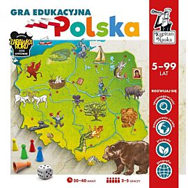Kapitan Nauka. Gra edukacyjna Polska NOWE WYDANIE