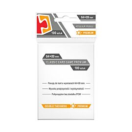 Koszulki na karty Rebel (64x89 mm) "Classic Card Game Premium", 100 sztuk