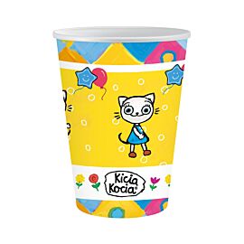 Kubeczki papierowe Kicia Kocia 250ml 6 szt.