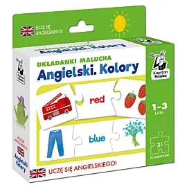 Układanki Malucha. Angielski. Kolory 1-3 lat
