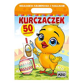 Kurczaczek. Wielkanocna kolorowanka z naklejkami