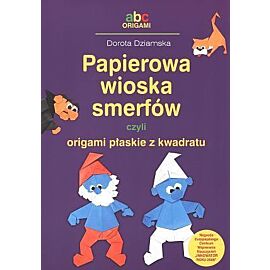 Papierowa wioska smerfów czyli origami płaskie z kwadratu