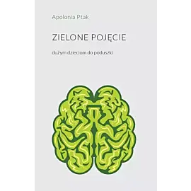 Zielone pojęcie dużym dzieciom do poduszki