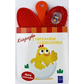 Małe zwierzątka. Książeczki z gryzakiem i grzechotką