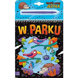 Zdrapuj i szukaj jeżyka. W parku
