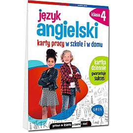 Język angielski. Karty pracy w szkole i w domu - klasa 4