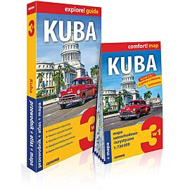 Kuba 3w1; przewodnik + atlas + mapa