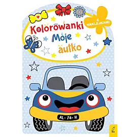Kolorowanka z wykrojnikiem. Moje autko