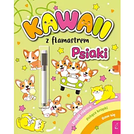 Kawaii z flamastrem. Psiaki