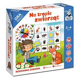 Na tropie zwierząt. Gra bingo. Kapitan Nauka