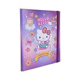 Teczka przestrzenna tekturowa z gumką A4 Hello Kitty pink wzór 2