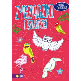 Zygzaczki i szlaczki (czerwone)