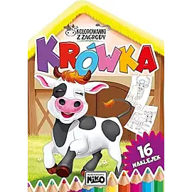 Krówka. Kolorowanki z zagrody