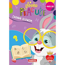Zabawa słowem z naklejkami. Główka pracuje