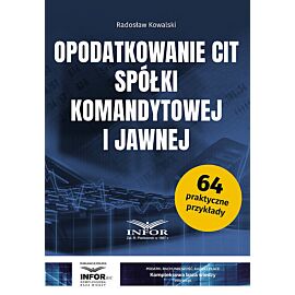 Opodatkowanie CIT spółki komandytowej i jawnej