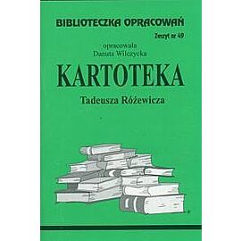 Biblioteczka Opracowań Kartoteka Tadeusza Różewicza