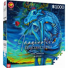 Puzzle 1000 Imagination Kamil Jakóbczak Biały Wilk