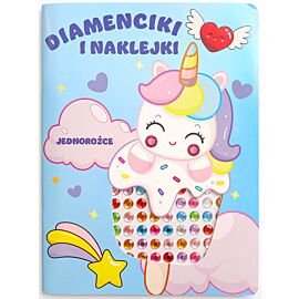 Jednorożce. Diamenciki i naklejki