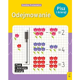 Pisz i ścieraj. Odejmowanie