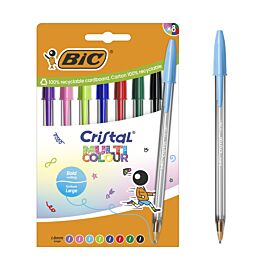 Długopis BIC Cristal Multi Colour 8szt.mix kolorów