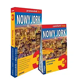 Nowy Jork 3w1 przewodnik + atlas + mapa
