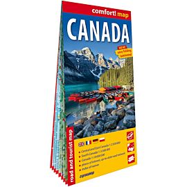Canada laminowana mapa samochodowo-turystyczna 1:2 500 000 1:5 500 000 1:10 000 000