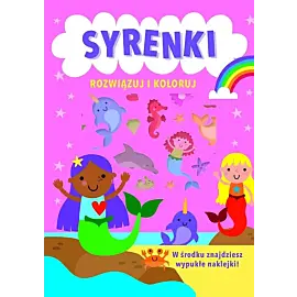 Rozwiązuj i koloruj. Syrenki