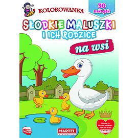 Na wsi. Słodkie maluszki i ich rodzice