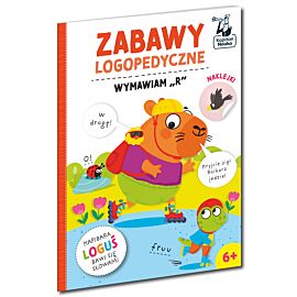 Zabawy logopedyczne. Kapibara Loguś. Wymawiam "r". Kapitan Nauka