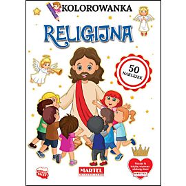 Kolorowanka Religijna z naklejkami