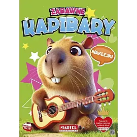 Zabawne kapibary z naklejkami